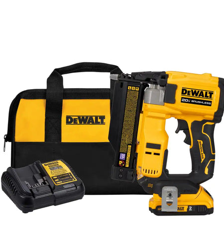 ATOMIC 20V MAX Lithium Ion Cordless 23 Gauge Pin Nailer Kit with 2.0Ah Battery and Charger