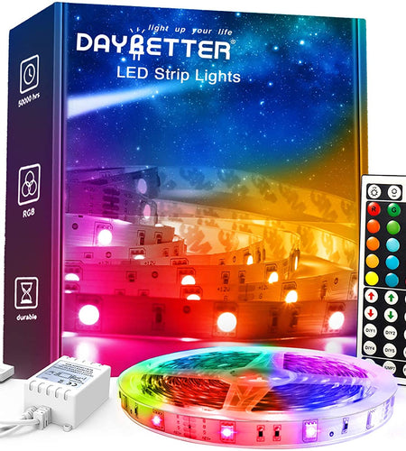 Led Lights for Bedroom, 32.8Ft Led Strip Lights 5050 RGB Color Changing Strip Light with Remote Control, Led Light for Room Decor, Home Decor